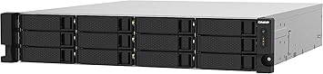 QNAP TS-1232PXU-RP-4G 12 Bay High-Speed SMB Rackmount NAS with Two 10GbE and 2.5GbE Ports, Redundant PSU