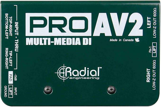 Radial Engineering ProAV2 Stereo Direct Box