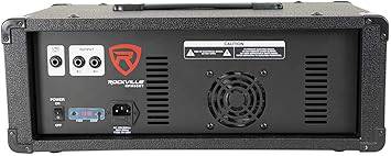 Rockville, 8 RPM80BT 2400w Powered 8 Channel Mixer/Amplifier w/Bluetooth/EQ/Effects - RPM80BT