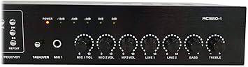 Rockville Commercial 70v Amp+(8) White 5