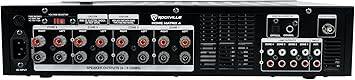Rockville Home Matrix 4 600W Multi Room Receiver/Amplifier, 8-Channel, Bluetooth/USB/SD, Multi-Source, Perfect for Home Audio