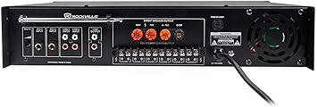 Rockville RCS180-6 180 Watt 6 Zone 70V Commercial/Restaurant Amplifier/Bluetooth - RCS1806