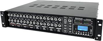 Rockville ROCK MATRIX 4 Zone 70 Volt Commercial Amplifier+Matrix Source Routing - ROCKMATRIX4