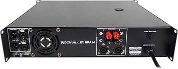 Rockville RPA14 7000W Peak / 2000W RMS 2-Channel Power Amplifier, Rack Mountable - Perfect for Live Sound, Pro Audio, DJs