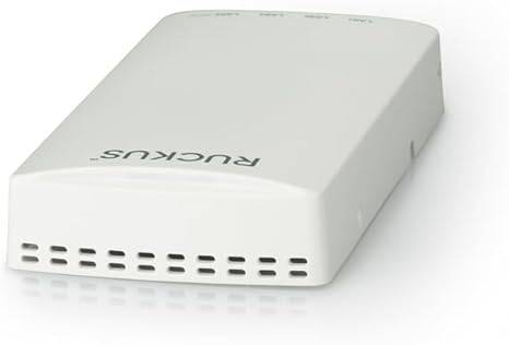 Ruckus Networks H550 Series Wi-Fi 6 Wall-Mounted Indoor Access Point (901-H550-US00), White