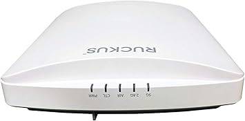 Beaver Computer Ruckus Wireless R750 indoor Wi-Fi 6 access point for ultra-dense environments, with sleek black design.