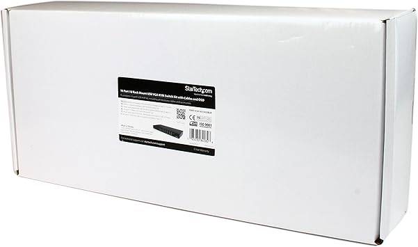 StarTech.com 16 Port 1U RackMount USB KVM Switch Kit with OSD and Cables - KVM Switch - 16 x KVM Port(s) - 1 Local User - Desktop - SV1631DUSBUK