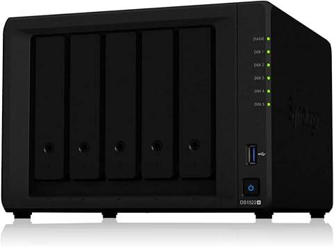 Synology DS1522+ 5-Bay Desktop NAS Solution 5x3,5/2,5