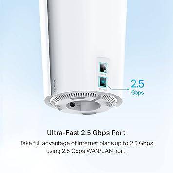 TP-Link Deco AX6600 Tri-Band WiFi 6 Mesh System (Deco X90) - Covers up to 6,000 Sq.Ft., Replaces Wireless Internet Routers and Extenders, AI-Driven and Smart Antennas, 2-Pack