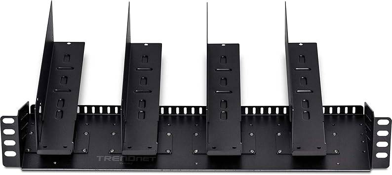TRENDnet 19” Rackmount Industrial Power Supply Vertical Chassis, TI-R4U, 4U Wall Mount Bracket, 2U Rack Mount Design, Designed for TI-RSP100048 Power Supplies (Sold Separately), Steel Construction