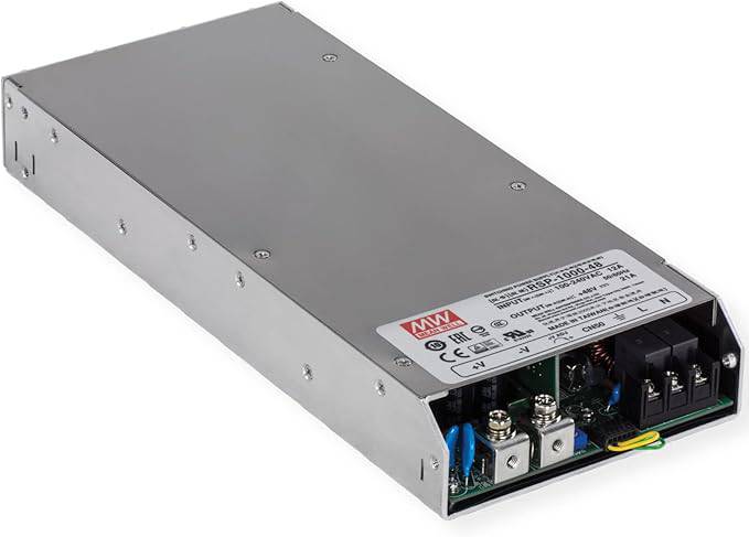TRENDnet TI-RSP100048 1000W industrial power supply with 48V DC output, 21A, AC to DC conversion, PFC function, used by Beaver Computer