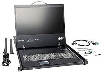 Tripp Lite B021-000-19 1U Rackmount KVM Console with 19