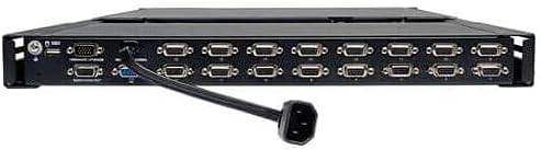 Tripp Lite NetController 16-Port Rackmount Console KVM Switch Steel with 19-Inch LCD Screen, Touchpad & Keyboard, Daisy-Chain up to 256 Devices, 1URM, 1-Year Warranty (B040-016-19)