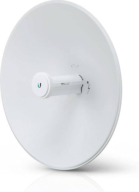 Ubiquiti PowerBeam ac Gen2 high-performance airMAX ac bridge mounted outdoors for reliable wireless connectivity