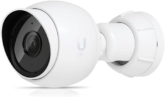 Ubiquiti UVC-G5-PRO UniFi Protect 4K IP Bullet Camera with 3x optical zoom, night vision, AI detection, and microphone in white.