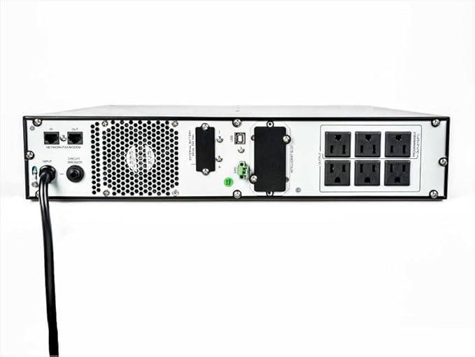 Vertiv Liebert 1100VA 990W 120V Advanced Avr Line-Interactive UPS with LCD Display Pure Sine Wave Output On Battery 2U Rackmount/Tower Supports Active PFC (PSI5-1100RT120)