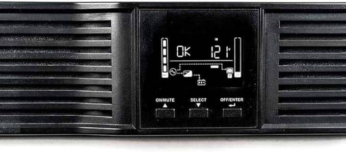 Vertiv Liebert 1100VA 990W 120V Advanced Avr Line-Interactive UPS with LCD Display Pure Sine Wave Output On Battery 2U Rackmount/Tower Supports Active PFC (PSI5-1100RT120)