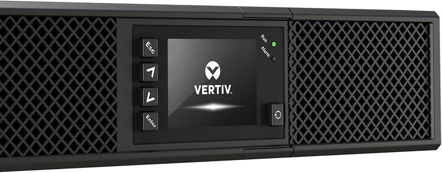 Vertiv Liebert GXT5 UPS - 1500VA/1350W 120V, Online Double Conversion, 2U Rack/Tower, Energy Star Certified, Lead Acid, Sine Wave, Battery Backup, 0.9 Power Factor, Colored LCD - GXT5-1500LVRT2UXL