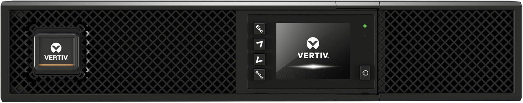 Vertiv Liebert GXT5 UPS 3000VA/2700W with LCD display, 2U rack/tower, online double conversion, Energy Star certified, lead acid battery