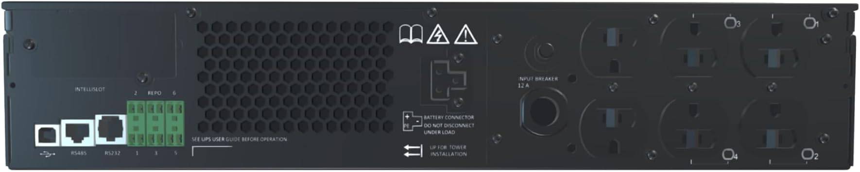 Vertiv Liebert GXT5 UPS - 750VA/750W 120V, Online Double Conversion, 2U Rack/Tower, Energy Star Certified, Lead Acid, Sine Wave, Battery Backup, 1.0 Power Factor, Colored LCD  - GXT5-3000LVRT2UXL