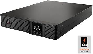 Vertiv Liebert PSI5 Lithium Ion UPS with SNMP Card - 1500VA 1350W 120V Line Interactive AVR 2U Rack/Tower, 0.9 Power Factor, Sine Wave, 3 Programmable Outlets, Rotating LCD Display (PSI5-1500RT120LIN)