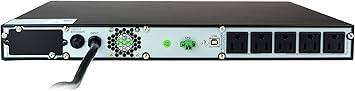 Vertiv Liebert PSI5 UPS - 1000VA 900W 120V 1U Line Interactive AVR, Rack, Lead Acid, 0.9 Power Factor, Pure Sine Wave, 2 Programmable Outlets, Power Backup with Surge Protection  - PSI5-1000RM1201U
