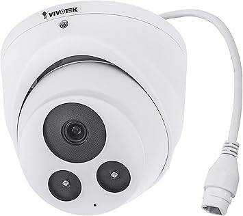 VIVOTEK C-Serie IT9380-H 5MP outdoor turret fixed dome IP camera with IR, PoE, 3.6mm lens, weatherproof design