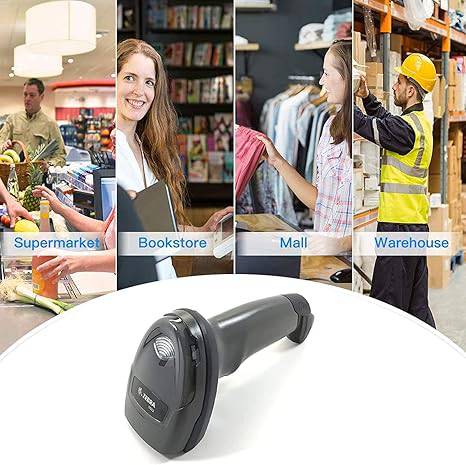 Zebra DS2208-SR Handheld 2D Omnidirectional Barcode Scanner/Imager (1D, 2D and PDF417) with USB Cable, DS2208-SR7U2100AZW