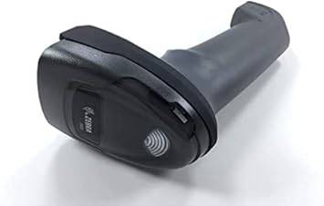 Five Zebra DS2278 cordless handheld barcode scanners with presentation cradles and USB kits in black, for efficient inventory scanning.