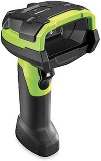 Zebra DS3678-SR3U42A0SFW barcode scanner cradle USB kit with power supply, line cord sold separately, on a plain background.