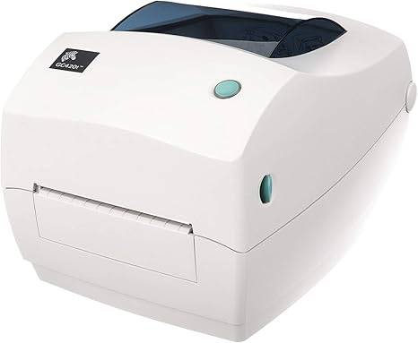 ZEBRA GC420t Thermal Transfer Desktop Printer Print Width of 4 in USB Serial and Parallel Port Connectivity GC420-100510-000