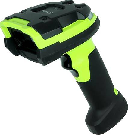 Zebra LI3678-ER2F003VZWW 1D Barcode Scanner with cradle kit, no battery, black handheld scanner for retail or warehouse use