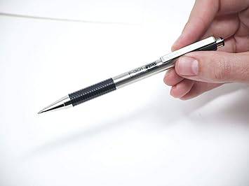 Zebra Pen F-301 Retractable Ballpoint Pen, Stainless Steel Barrel, Fine Point, 0.7mm, Black Ink, 12-Pack. Model #27110 - (Case of 96 packs, 1152 Count Total)