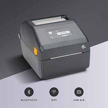 Zebra ZD421 Direct Thermal Desktop Printer 203 dpi Print Width 4-inch USB 802.11ac ZD4A042-D01W01EZ