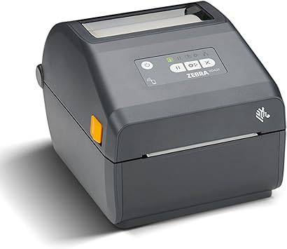 Zebra ZD421 direct thermal desktop printer with 4-inch print width, USB, and 802.11ac wireless connectivity.