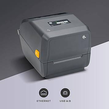Zebra ZD421 Thermal Transfer Cartridge Desktop Printer 300 dpi Print Width 4-inch USB Ethernet ZD4A043-C01E00EZ