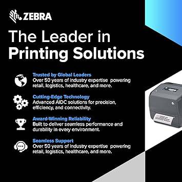 Zebra ZD421 Thermal Transfer Desktop Printer 203 dpi Print Width 4-inch USB Ethernet ZD4A042-301E00EZ | Includes Jetset Software