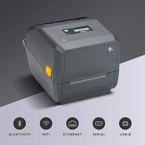 ZEBRA ZD621 Thermal Transfer Desktop Printer - Wireless Printer with 300 dpi & 4