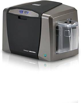 2ID Fargo DTC1250e Single-Sided Badge Printer & Complete Supplies Package | Includes Beginner Edition Card Production Software for School IDs, Corporate Access Cards, and Business Badges