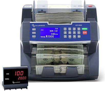 ACCUBANK AB5800 1,800BPM, USD/EURO CASH COUNTER - AB5800