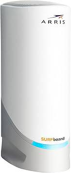 ARRIS (S33) - Cable Modem - Fast DOCSIS 3.1 Multi-Gigabit WiFi for Comcast Xfinity, Cox, Spectrum & More 1 & 2.5 Gbps Ports 2.5 Gbps Max Internet Speeds 4 OFDM Channels 2 Year Warranty