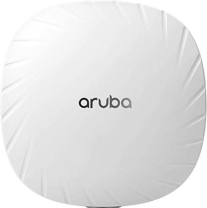 Aruba AP-515 wireless access point with 802.11ax, 5.40 Gbps speed, TAA compliant, shown with multiple antennas and ports