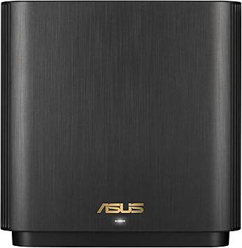 ASUS ZenWiFi AX6600 Tri-Band Mesh WiFi 6 System with Charcoal finish, whole home coverage, AiMesh, security, parental controls.