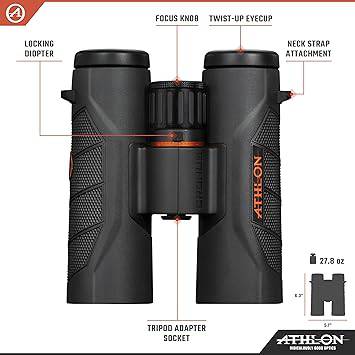 Athlon Optics 111004: Cronus 10X42 Uhd Binoculars - 111004