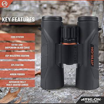 Athlon Optics 111004: Cronus 10X42 Uhd Binoculars - 111004