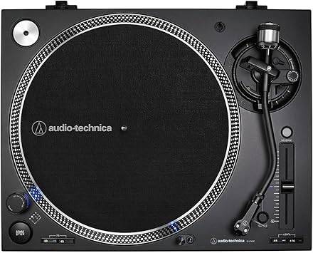 Audio-Technica AT-LP140XP-BK Direct-Drive Professional DJ Turntable, Black