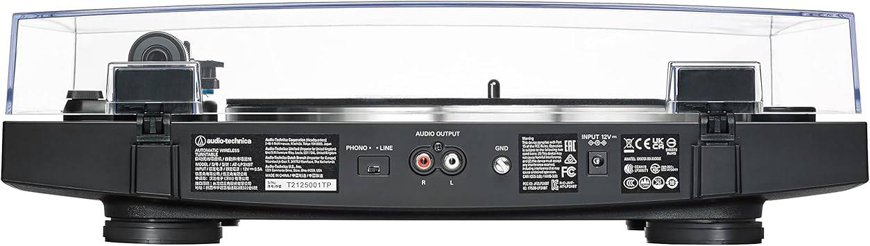 Audio-Technica AT-LP3XBT-BK Wireless Turntable, Black
