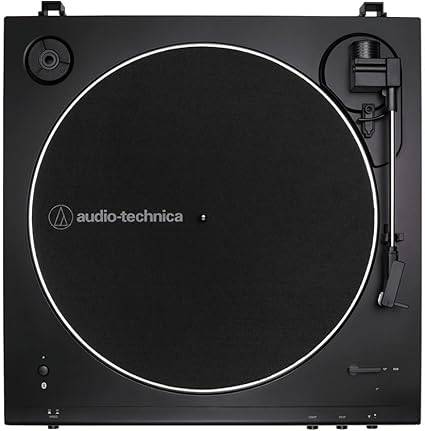 Audio-Technica AT-LP60XBT-USB Fully Automatic Belt-Drive Stereo Turntable with Bluetooth & USB, Black