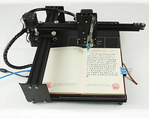 BACHIN CNC Router Drawing Robot Kit Writer XYZ Plotter iDraw Hand Writing Robot Kit Open Source for Maker/Geek, Working Area A4