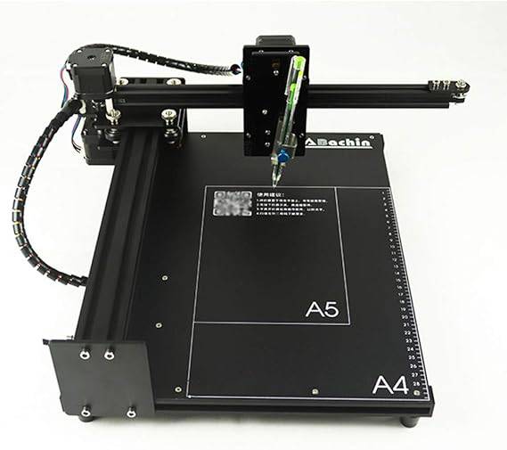 BACHIN CNC Router Drawing Robot Kit Writer XYZ Plotter iDraw Hand Writing Robot Kit Open Source for Maker/Geek, Working Area A4